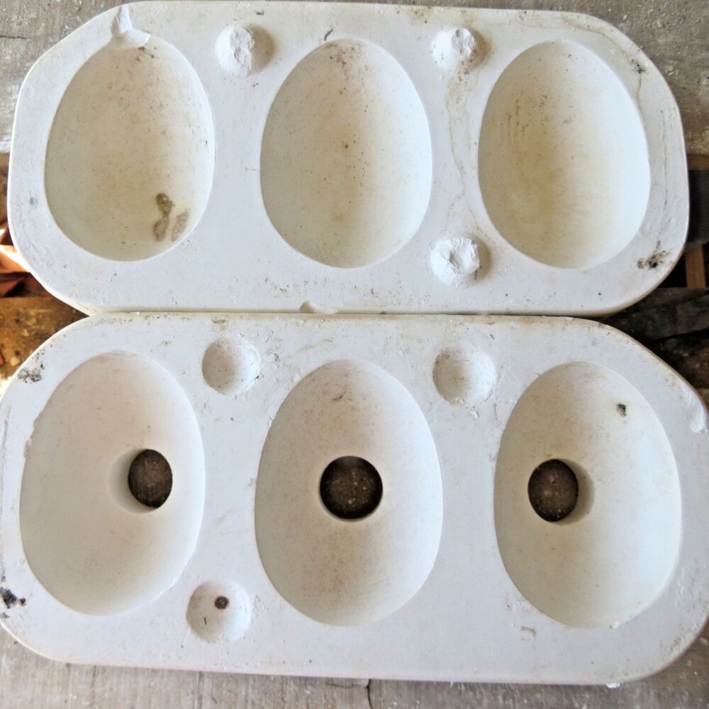 Teddy Bear Molds 3 Egg Slip Mold #291